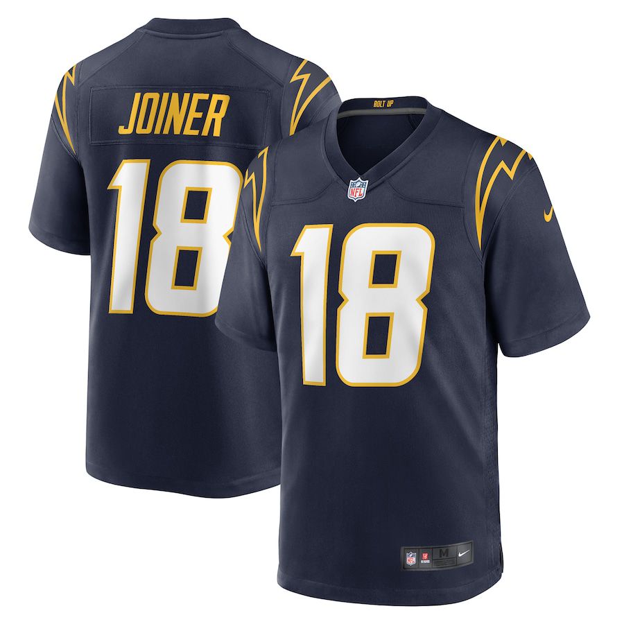 Men Los Angeles Chargers #18 Charlie Joiner Nike Navy Retired Player NFL Jersey